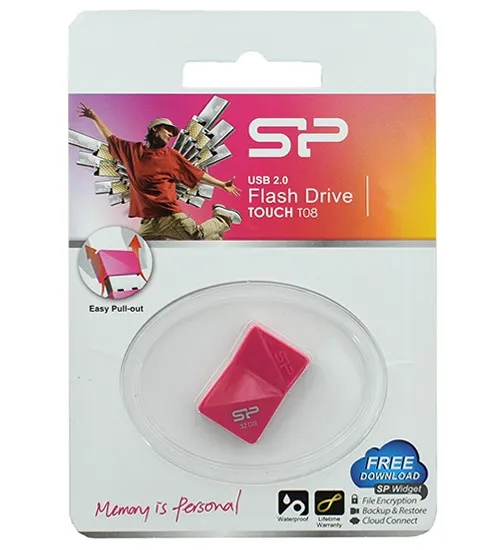USB флешка 32GB Silicon Power Touch T08 SP032GBUF2T08V1H USB 2.0 pink