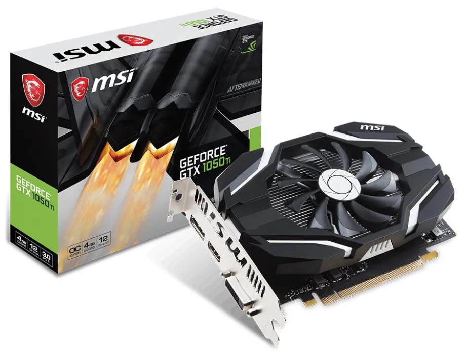 Видеокарта MSI GeForce GTX 1050 Ti 4G OCV1 Compact