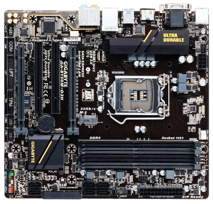 Сист.плата GigaByte B150M-D3H