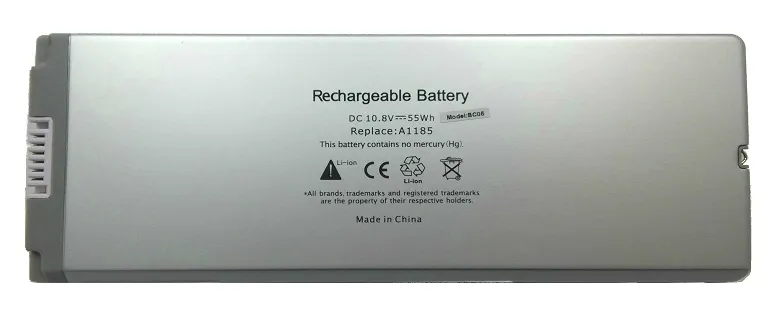 Аккумулятор PowerPlant для ноутбуков Apple MacBook 13" White (A1185) NB00000071