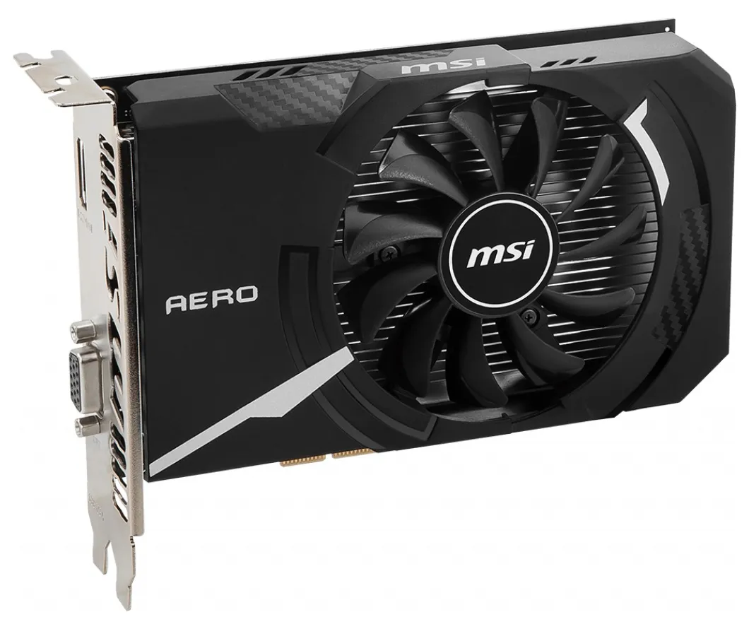 Видеокарта 2GB MSI GT 1030 AERO ITX 2GD4 OCV1