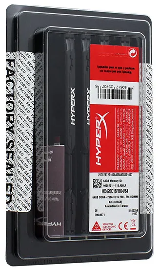 Оперативная память 64 GB kit Kingston HyperX Fury HX426C16FBK4/64