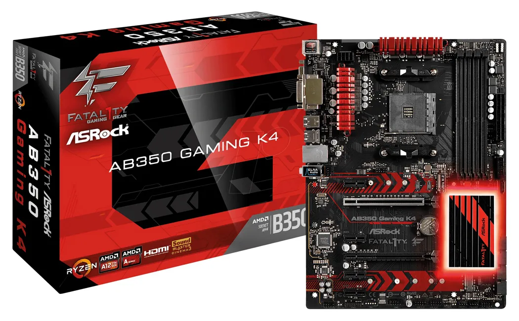 Материнская плата ASRock AB350 GAMING K4