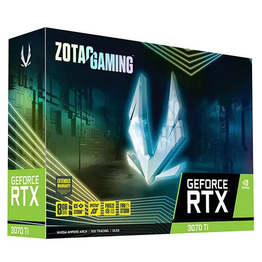 Видеокарта 8 GB ZOTAC GAMING RTX 3070 Ti