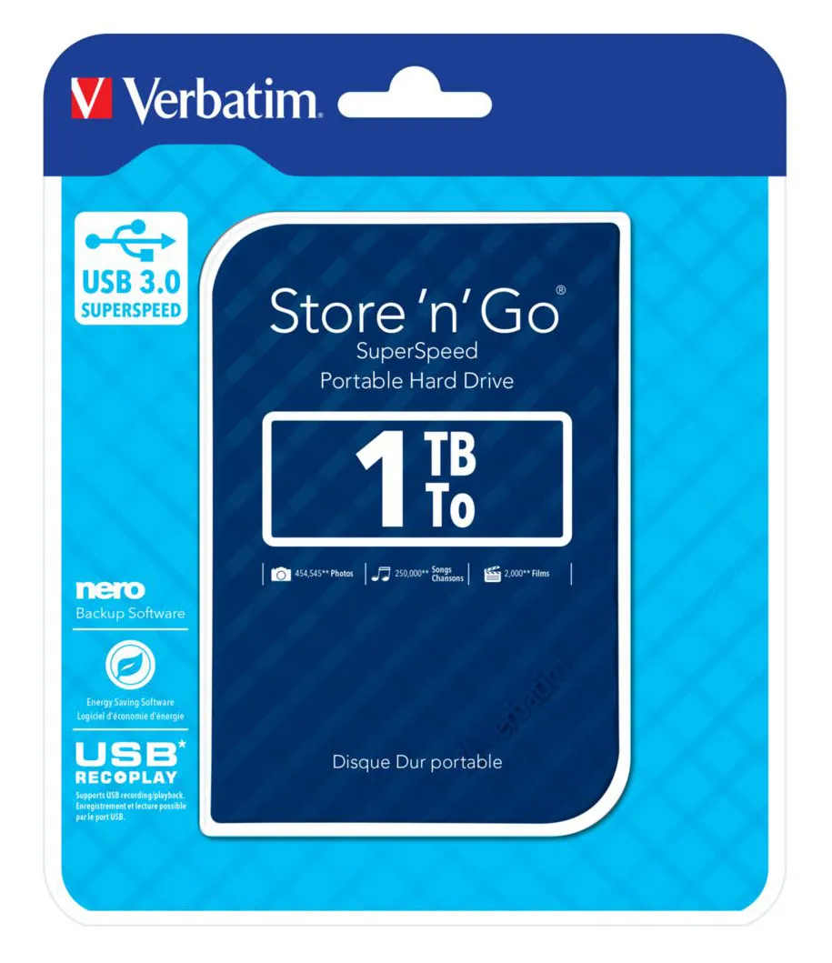 Внешний жесткий диск 1 TB Verbatim 053200