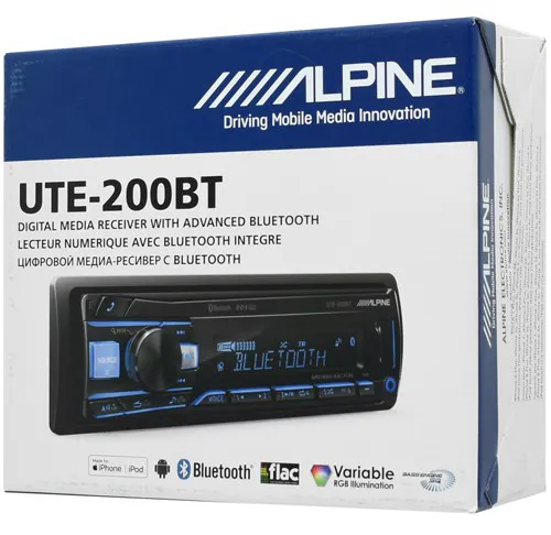 Автомагнитола Alpine UTE-200BT