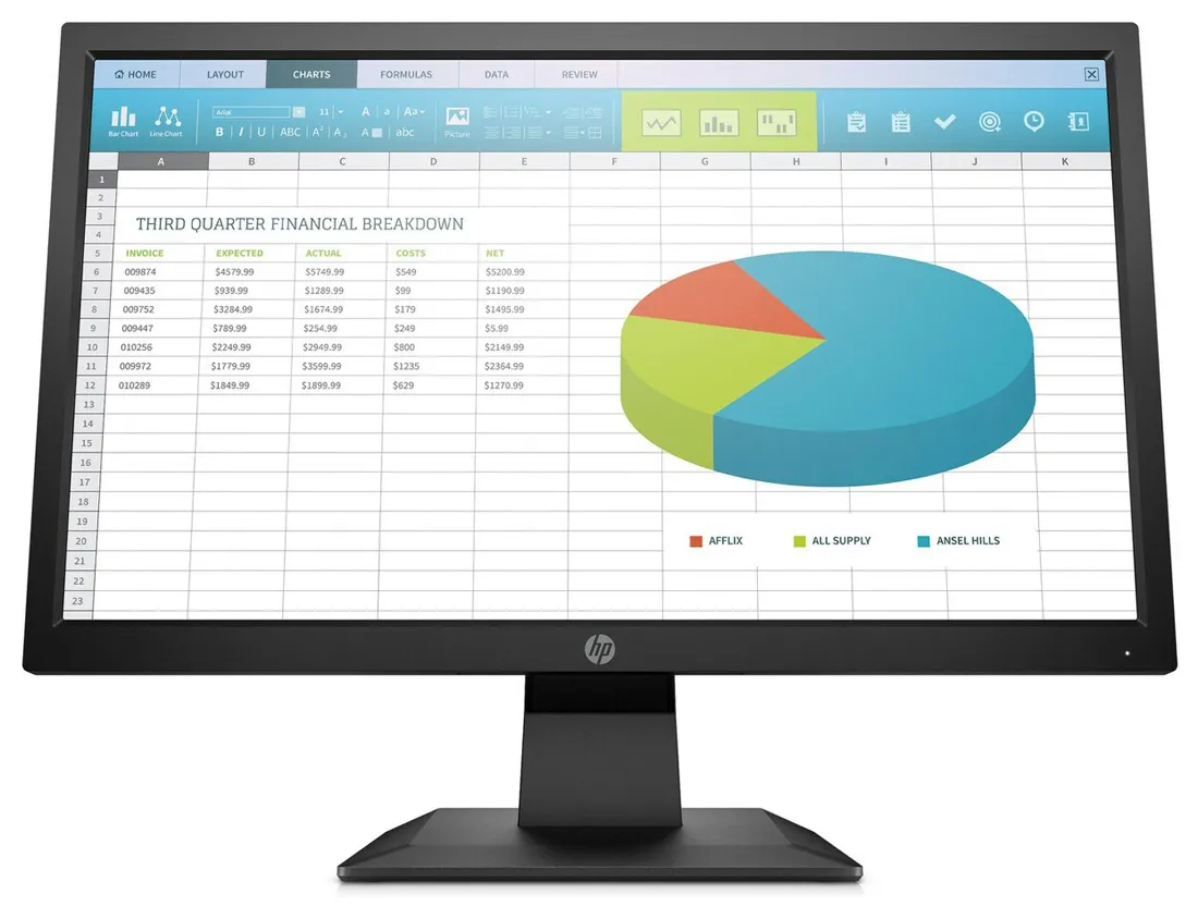 Монитор 19.5" HP P204 5RD65AA