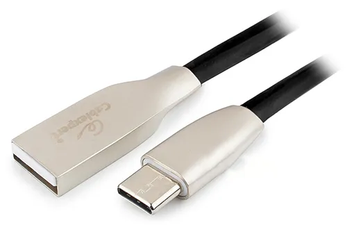Кабель USB Type A-C Cablexpert CC-G-USBC01Bk-0.5M