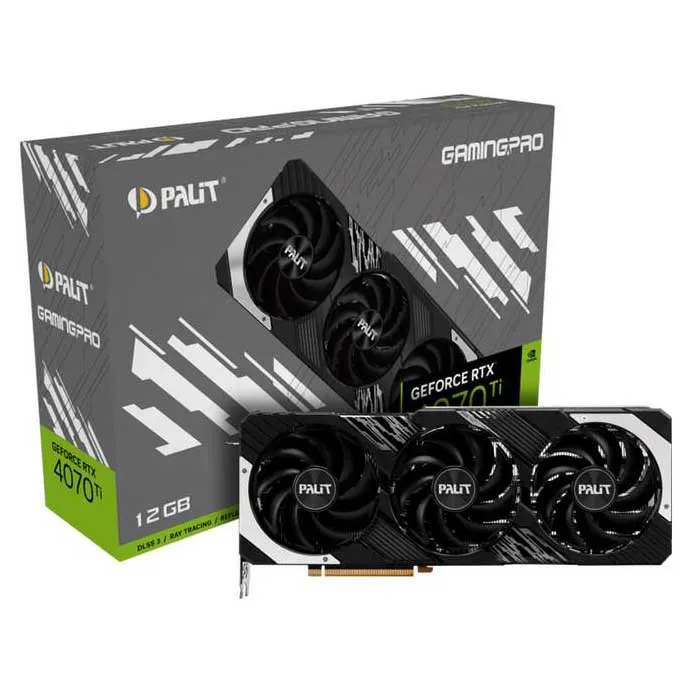 Видеокарта 12GB PALIT RTX4070Ti GAMINGPRO NED407T019K9-1043A