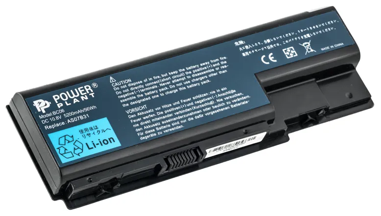 Аккумулятор PowerPlant для ноутбуков Acer Aspire 5230 (AS07B51, AC 5520, 3S2P) NB00000146