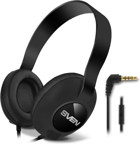 Стереонаушники с микрофоном SVEN AP-310M черный