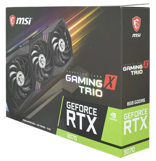 Видеокарта 8 GB MSI RTX 3070 RTX 3070 GAMING X TRIO