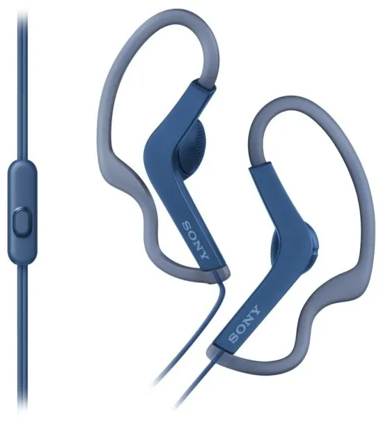 Наушники-вкладыши Sony MDR-AS210 голубой