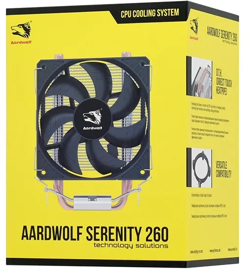Кулер для процессора Aardwolf SERENITY 260
