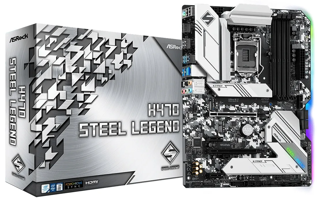 Материнская плата ASRock H470 Steel Legend