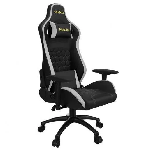 Игровое компьютерное кресло Gamdias ZELUS M2 Weave черный/серый