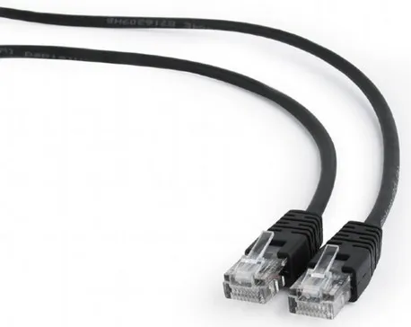 Патч корд UTP 5e-Cat 2 m Cablexpert PP12-2M/BK черный