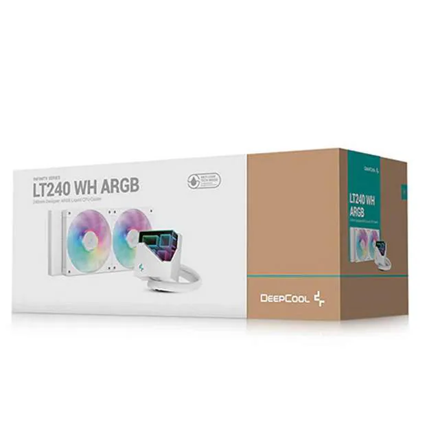 Водяное охлаждение Deepcool LT240 WH ARGB R-LT240-WHAMNC-G-1