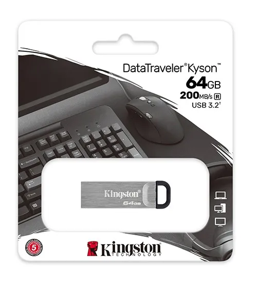 USB флешка 64GB Kingston DTKN DTKN/64GB USB 3.2 silver