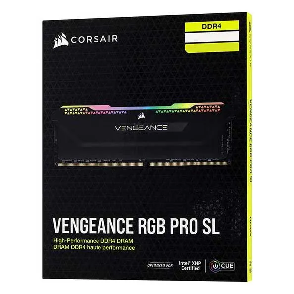 Оперативная память 32 GB kit Corsair Vengeance RGB PRO SL CMH32GX4M2E3200C16