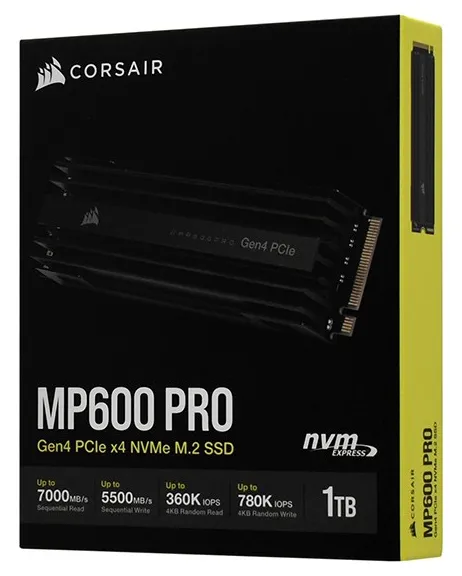 SSD накопитель 1 TB Corsair MP600 PRO CSSD-F1000GBMP600PRO