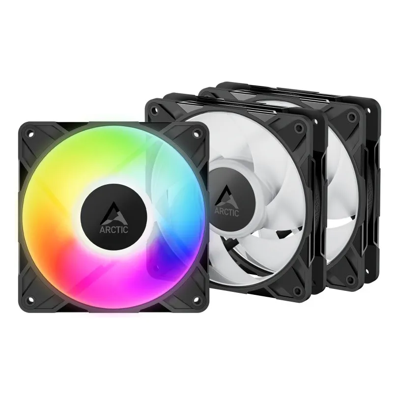 Вентилятор для корпуса ARCTIC P12 Pro LN ARGB 3 Pack Black ACFAN00347A