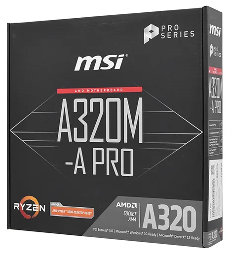 Материнская плата MSI A320M-A PRO