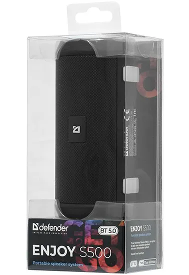 Bluetooth колонка Defender Enjoy S500 black