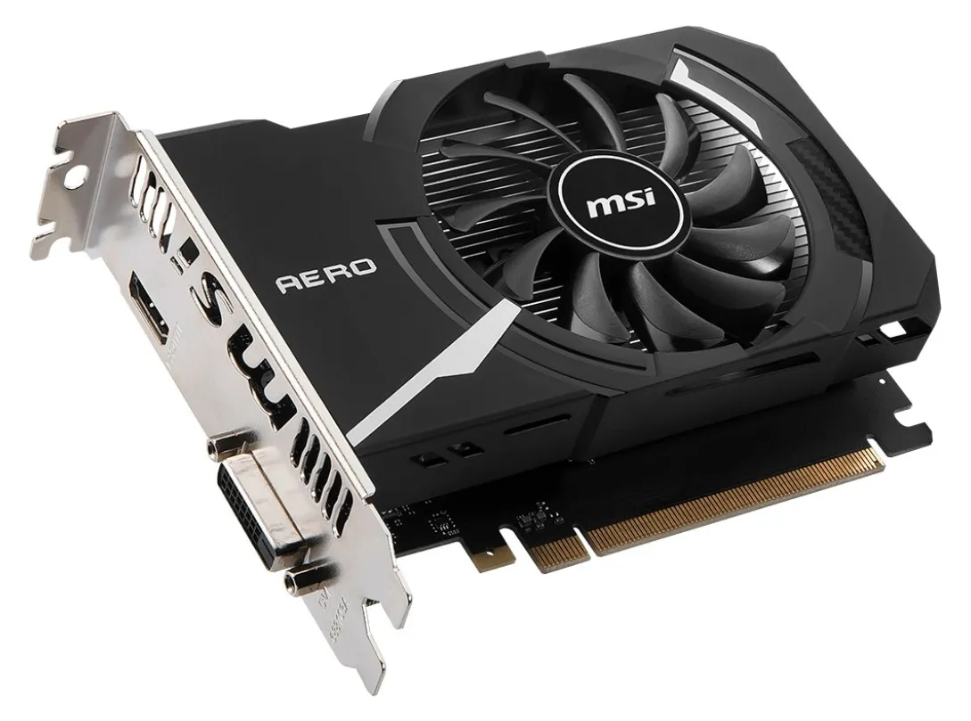 Видеокарта 2Gb MSI GT 1030 Aero ITX 2GD4 OC