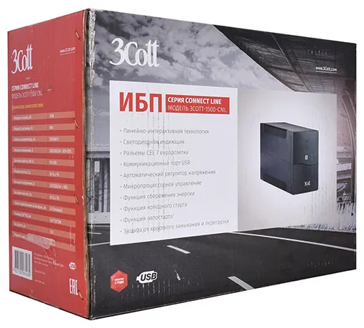 ИБП 3Cott 3Cott-1500-CNL Connect line