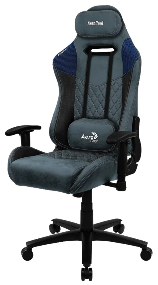 Игровое компьютерное кресло Aerocool DUKE Steel Blue