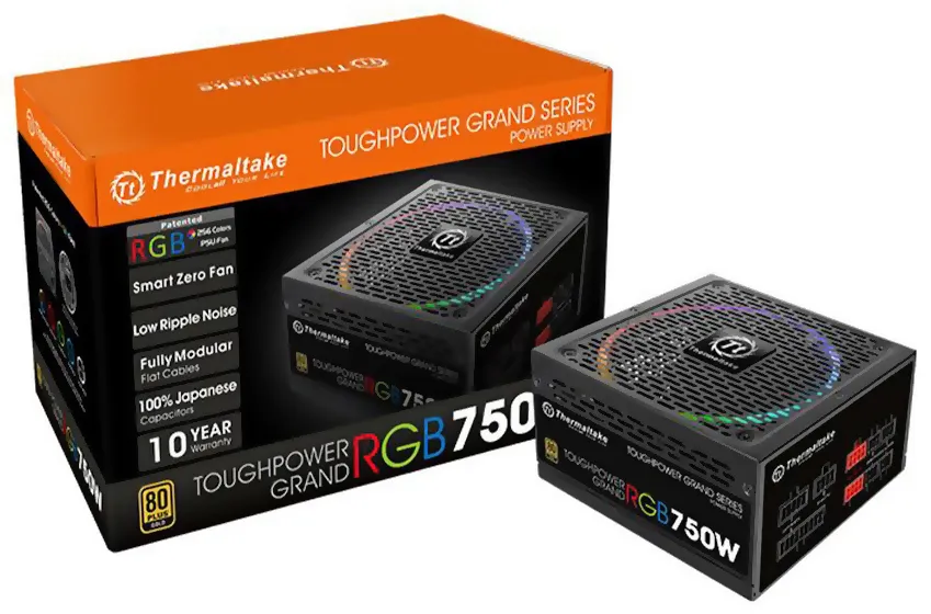 Блок питания 750W Thermaltake Toughpower Grand RGB PS-TPG-0750FPCGEU-R