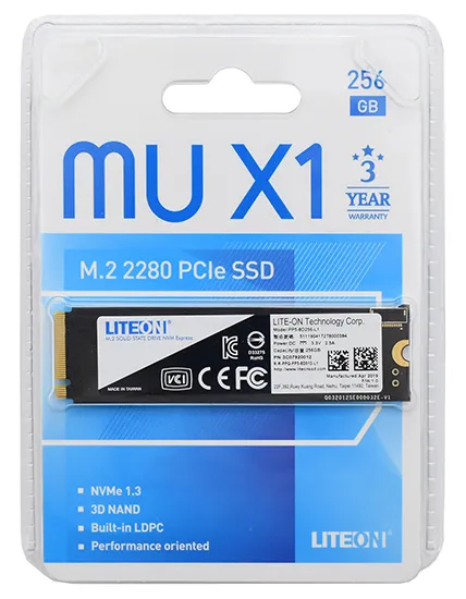 SSD накопитель 256 GB LiteOn PP5-8D256-L1