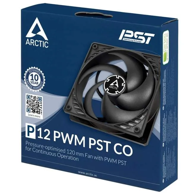Кулер для корпуса ARCTIC P12 PWM PST CO (Black) ACFAN00121A