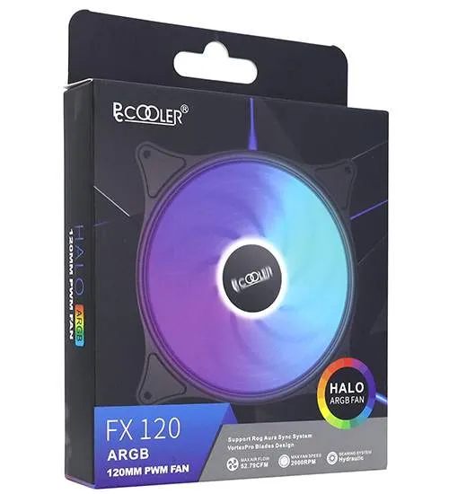 Кулер для кейса 12cm PCCooler FX120 ARGB