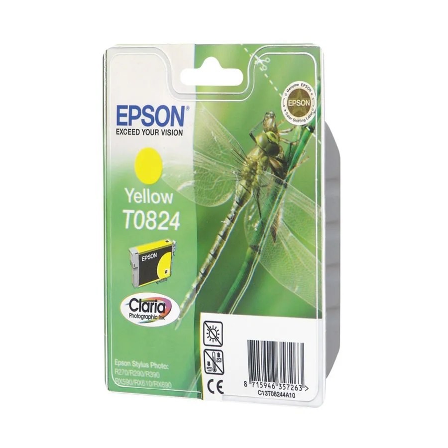 Картридж Epson C13T11244A10 (0824) желтый