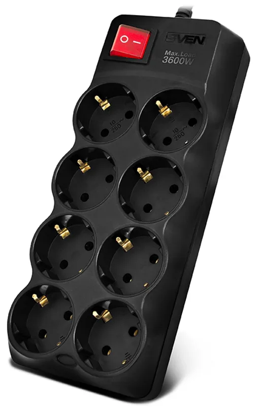 Сетевой фильтр SVEN SF-08-16 SV-015343 1.8 м