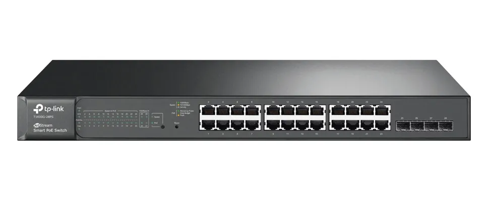 Коммутатор PoE+ Smart Tp-Link T1600G-28PS TL-SG2424P