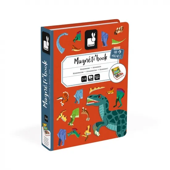 Магнитная книга Janod (Динозавры) J02590