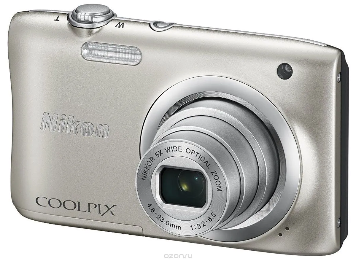 Фотоаппарат компактный Nikon COOLPIX A100 Серебро