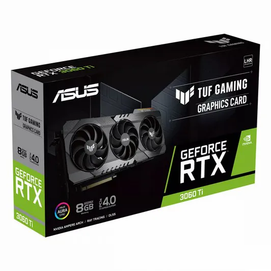Видеокарта 8Gb ASUS TUF-RTX3060TI-O8GD6XGAMING