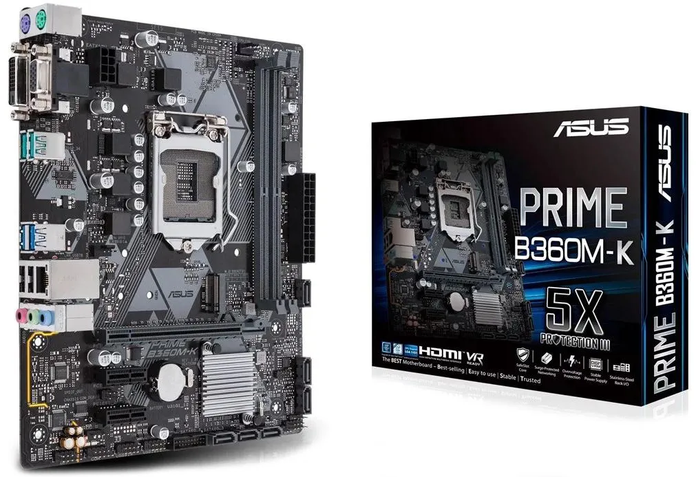 Системная плата Asus PRIME B360M-K