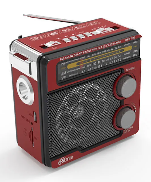 Радиоприемник Ritmix RPR-202 Red