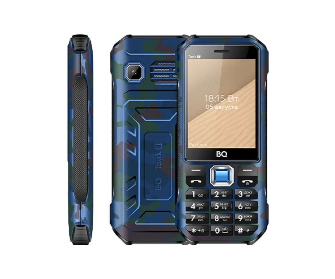Мобильный телефон BQ 2824 Tank T Camouflage Blue