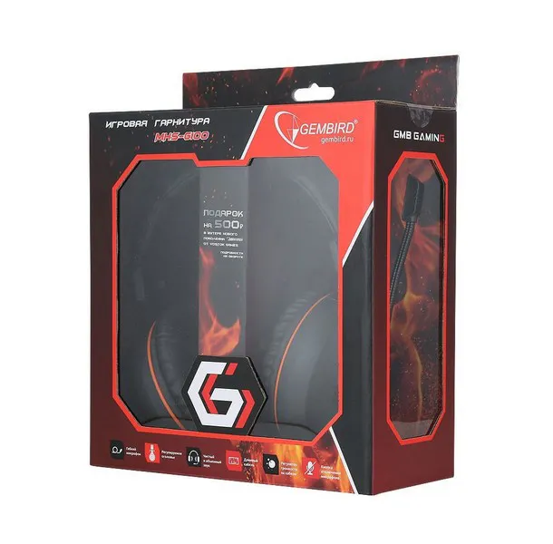 Гарнитура Gembird MHS-G100 black