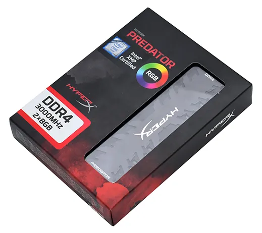 Оперативная память 16 Гб kit Kingston HyperX Predator RGB HX430C15PB3AK2/16