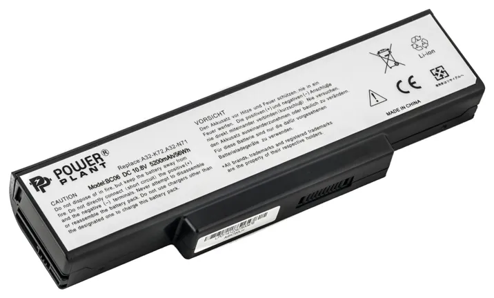 Аккумулятор PowerPlant для ноутбуков ASUS A72, A73 (A32-K72 AS-K72-6) NB00000016