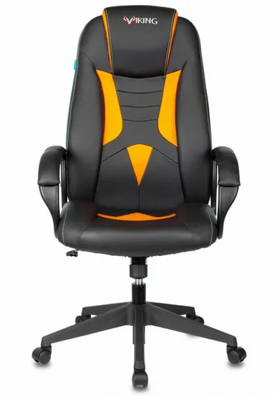 Игровое компьютерное кресло Бюрократ VIKING-8N черный/оранжевый