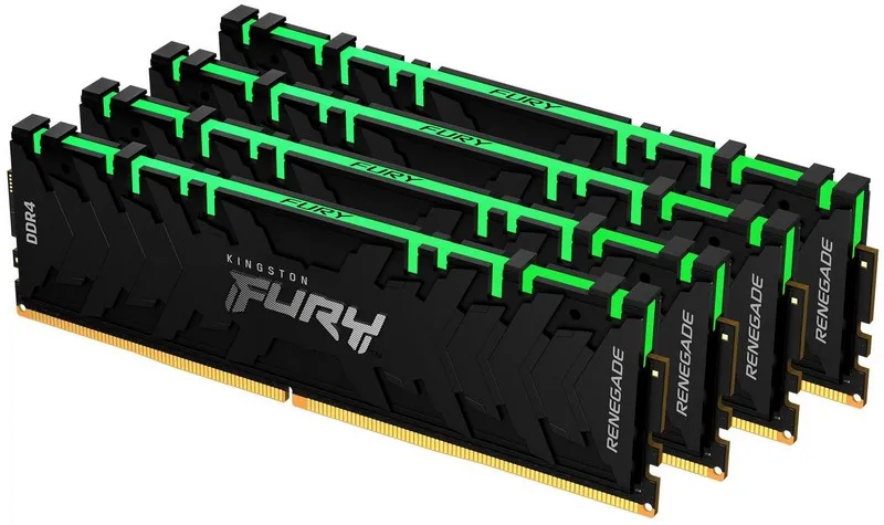 Оперативная память 64Gb Kit Kingston Fury Renegade RGB KF432C16RB1AK4/64