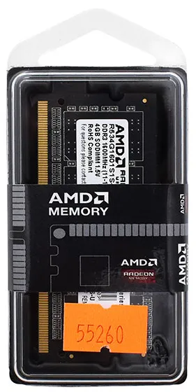 Оперативная память 4 GB AMD Radeon R5 Entertainment R534G1601S1S-U
